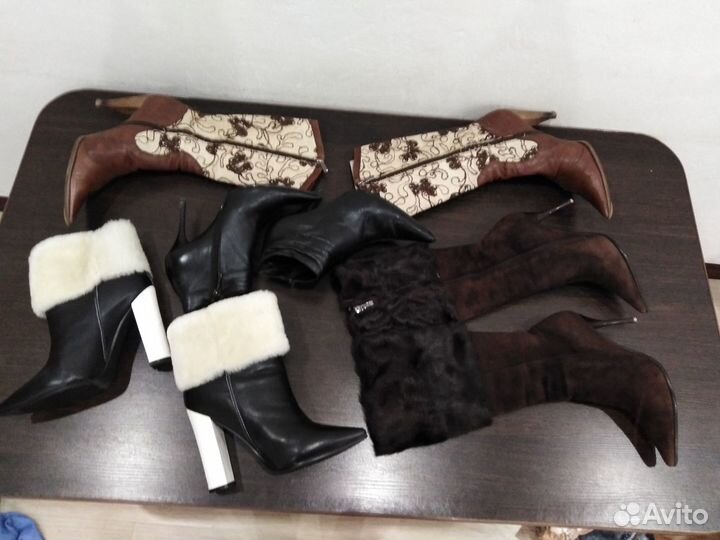 Ботильоны, сапоги