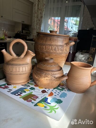 Глиняная посуда ручной работы