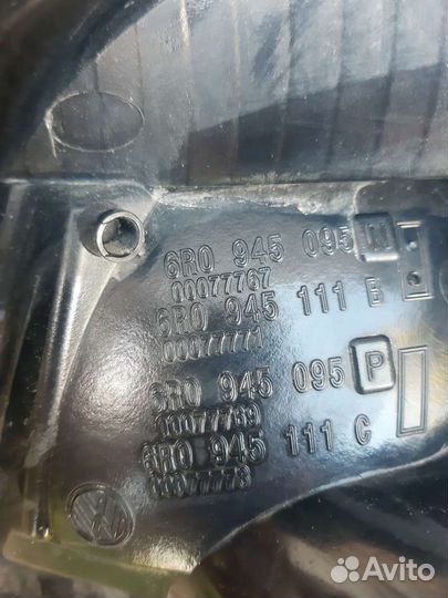 Задний фонарь левый фольксваген поло хэтчбек