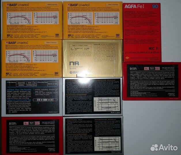 Продам новые оригинальные фирменные аудиокассеты