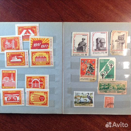 Спичечные этикетки в альбоме