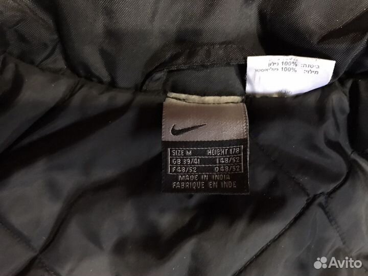Куртка nike vintage black демисезонная мужская