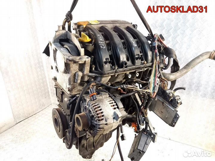 Двигатель K4M812 Renault Megane 2 1.6 Бензин
