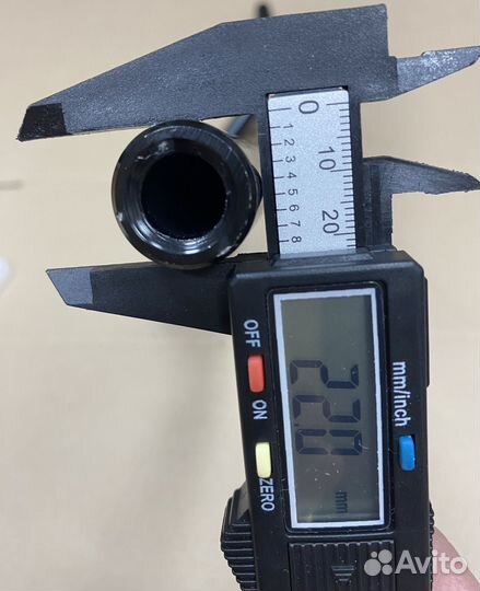 Руль усиленный алюминиевый 22мм 76см питбайк