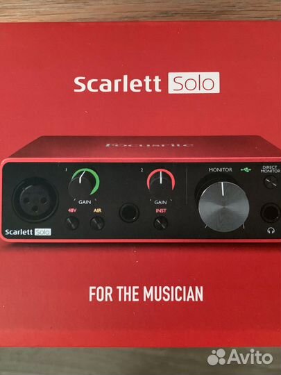 Focusrite Scarlett Solo 3rd Gen