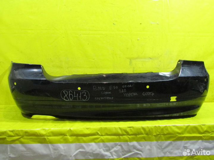 Бампер задний BMW 3 - E90 05-08г 86413