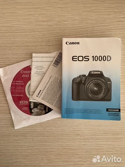 Зеркальный фотоаппарат canon eos 1000d