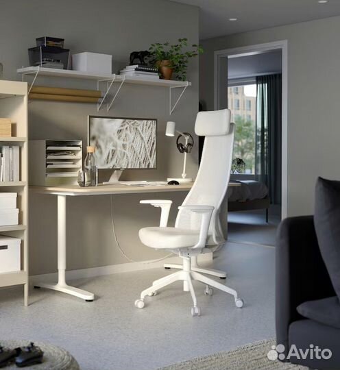 IKEA jarvfjallet, стул / кресло офисное, кожаное