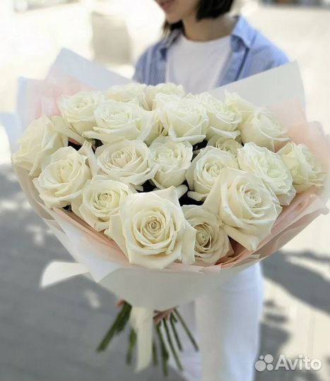 Белые розы. Букеты из белых роз