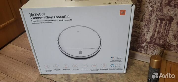 Робот пылесос xiaomi mi robot vacuum mop essential