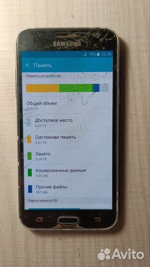 Samsung Galaxy J3 (2016) SM-J320F/DS, 8 ГБ