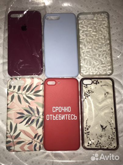 Чехлы на айфон 7/8+