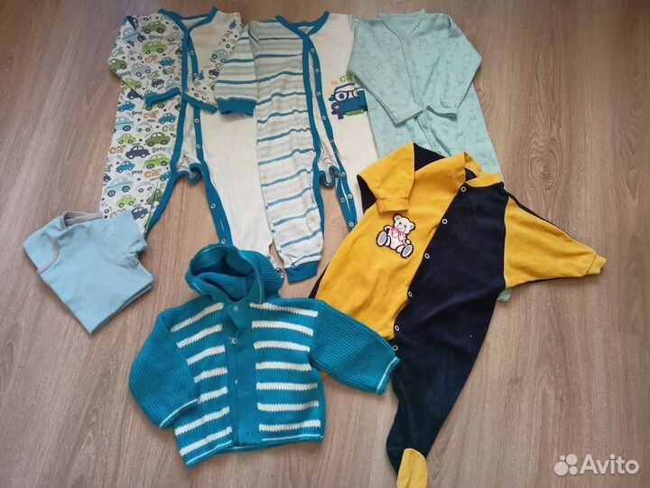 Пакет вещей для мальчика от года до двух лет