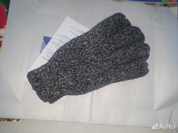 Теплые мужские перчатки