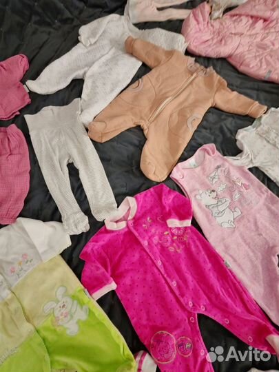 Вещи пакетом на девочку 62-68