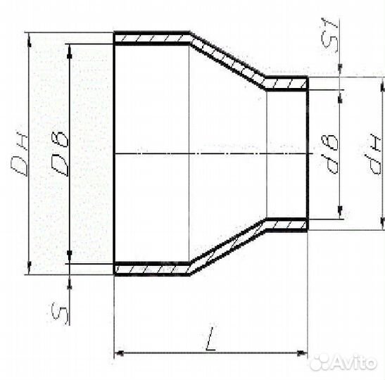 Переходы стальные ГОСТ 17378-2001