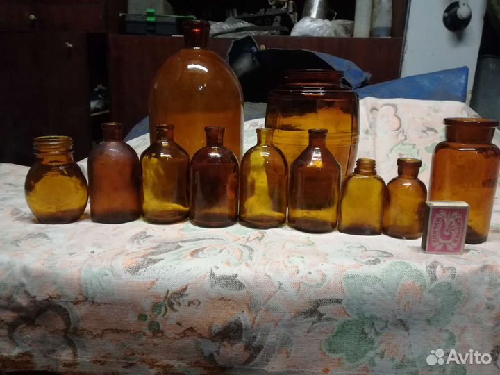 Старинные бутылки