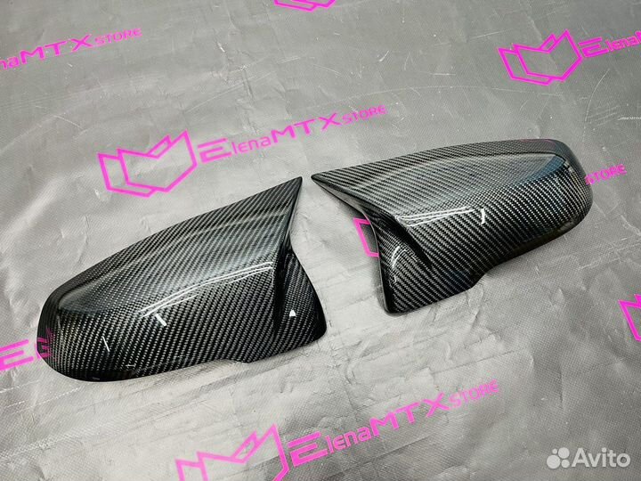 Накладки зеркал BMW X3 F48 карбон, м стиль