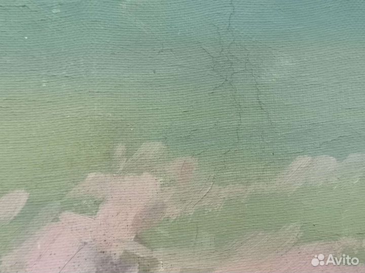 Картина Живопись Вечереет 1999 года