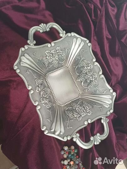 Ваза для фруктов Олово