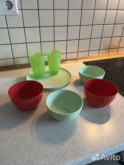 Набор посуды для пикника, 7 предметов