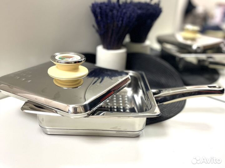 Zepter сотейник квадратный Quadrа гриллер