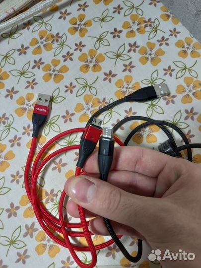 Кабель зарядки micro usb, type-c