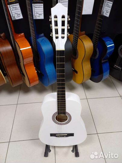 Классическая Белая Матовая гитара Новая