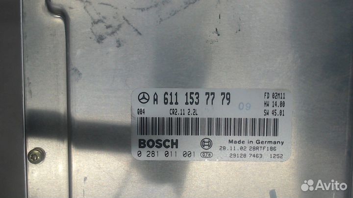 Блок управления двигателем Mercedes C W203, 2003