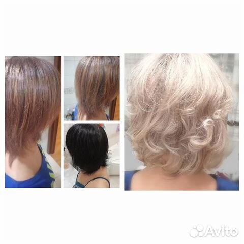 Окрашивание волос модель