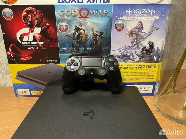 Sony PS4 slim /62 игры