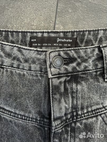 Джинсы stradivarius mom