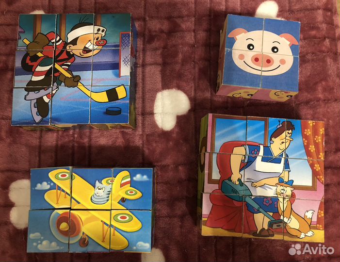 Детские игрушки кубики