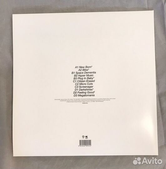 Muse, Origin of symmetry, 2LP