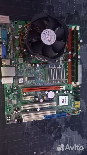 Материнская плата 775 E6600 3gb ddr2