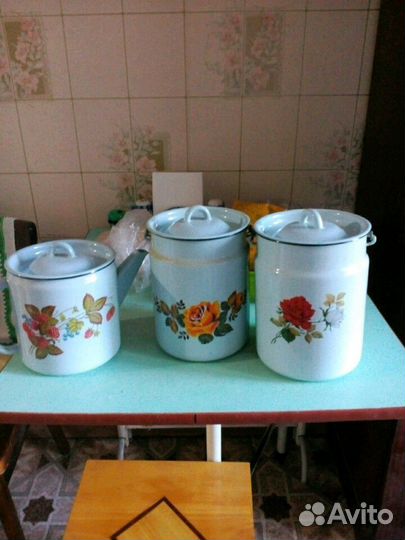 Молочные бидоны эмалированые