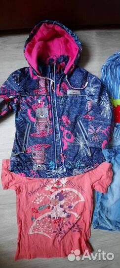 Вещи пакетом на девочку 98