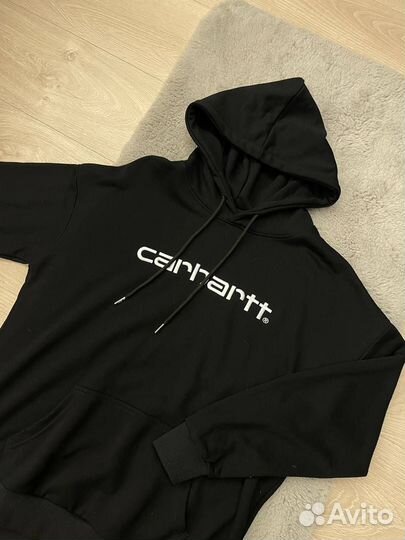 Худи Carhartt чёрный осень