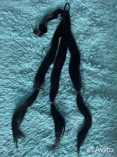 Волосы на резинке