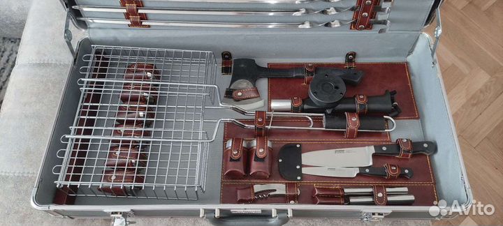 Набор для пикника в чемодане