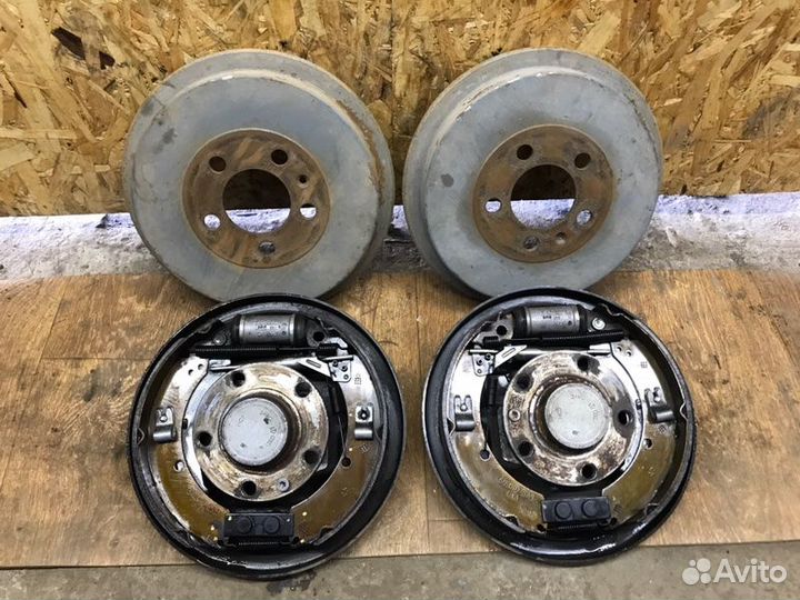 Задние барабаны всборе Rapid Polo 1.6 cfna