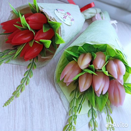 Букет в руку на 8 марта