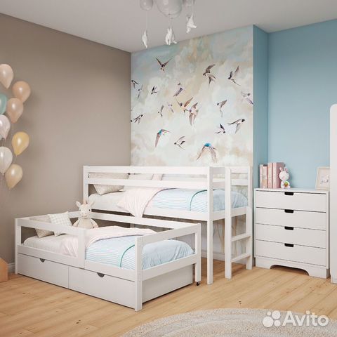 Детская кровать двухъярусная