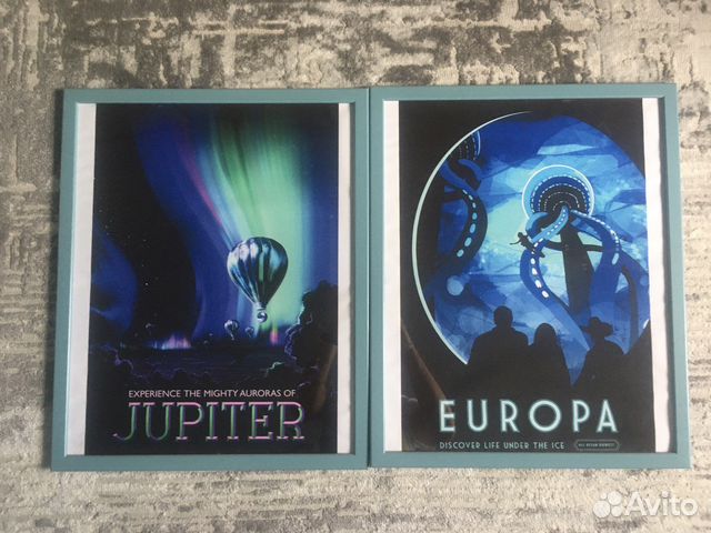 Постер в рамке IKEA ficsbo 2 шт