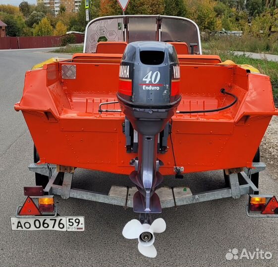 Казанка 5м4+yamaha 40 enduro
