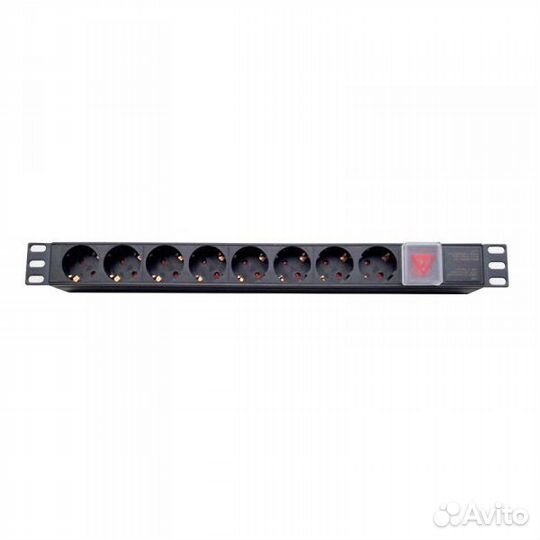Блок силовых розеток 19, 8 роз., гнездо под шнур