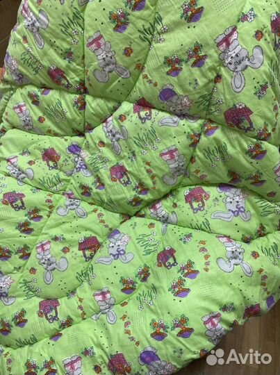 Новое Одеяло детское холофайбер 110*114см