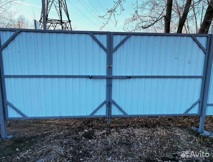 Откатные ворота. Под ключ