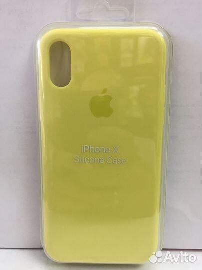 Чехлы Silicone Case iPhone X