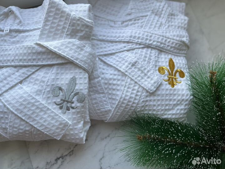 Халат женский вафельный